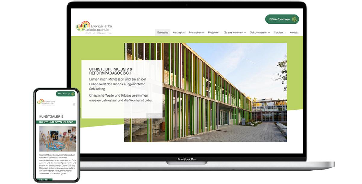 Webdesign: Evangelische Jakobusschule Karlsruhe